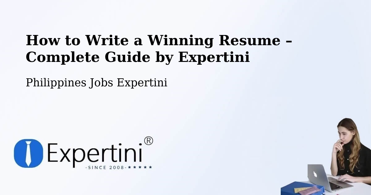 Resume Writing Guide for Job Seekers – Solana - Solana, Philippines Jobs Expertini